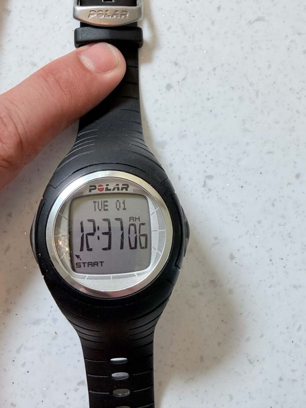 Polar F4M Digital Fitness Watch with Heart Rate Monitor